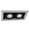 Podwójna lampa sufitowa Metal Modern DL008-2-02-W biała