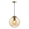 Okrągła wisząca lampa Ripple SP70-RIP8820 kula szampańska brąz