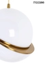 Lampa wisząca Globe MSE010100238 dwie półkule białe złote