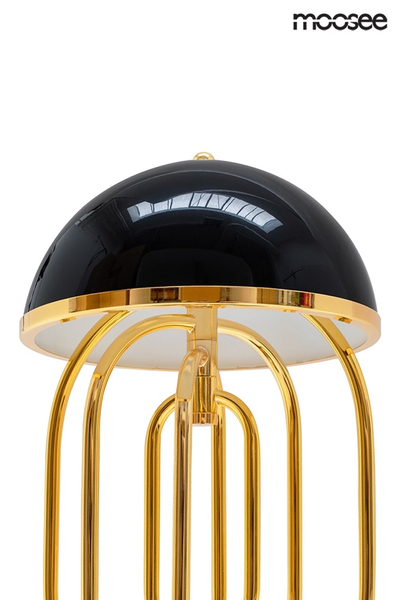 Stołowa lampka do sypialni BOTTEGA stojąca lampa złota czarna