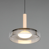 Wisząca lampa CELESTE 354910132 Trio LED 10W 3000K zwis czarny srebrny