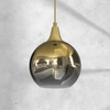 Lampa wisząca Monte MLP8400 ball nad stół przydymiona złota