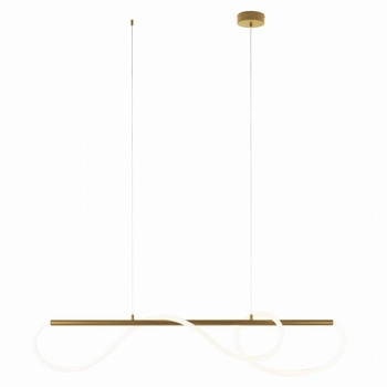 Wisząca lampa nowoczesna LAGUNA P0614 LED 30W 3000K żyłka złota