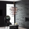 Wisząca lampa industrialna Fulton HK-FULTON-13P czarna mosiądz