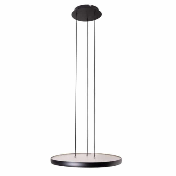 Wisząca lampa Vik P0556 LED 40W 3000K okrąg nad stół czarna