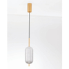 Lampa wisząca nad stół TIPUANI LE44626 LED 17W 3000K owalna złota przezroczysta