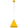 Wisząca lampa salonowa CONO 10066 stożkowa żółty
