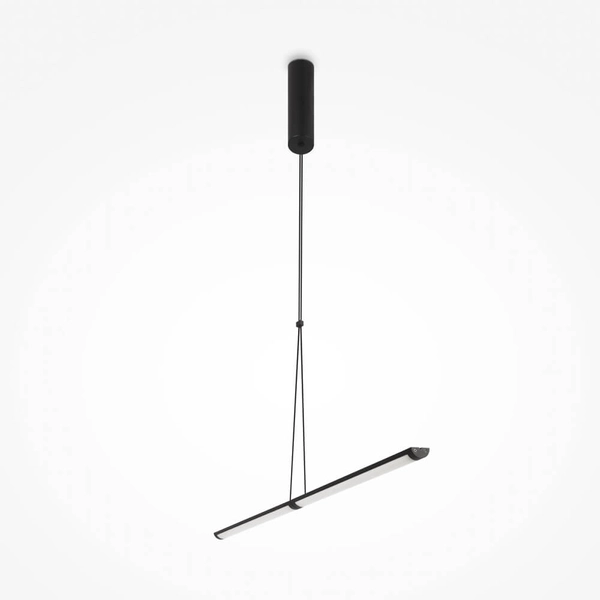 Lampa zawieszana Supersymmetry P096PL-L11BK LED 17W 4000K czarna-biała