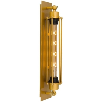 Podłużny kinkiet ścienny Retro Loft ABIGALI-KR-E27-GOLD metalowy złoty