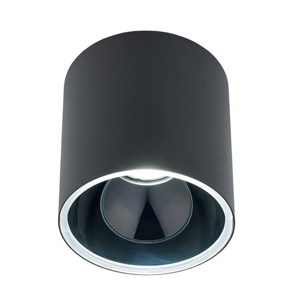 Sufitowa lampa minimalistyczna Arch czarny downlight