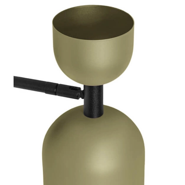 Naścienna lampa do salonu Supuru SUK11420 metalowa oliwkowa