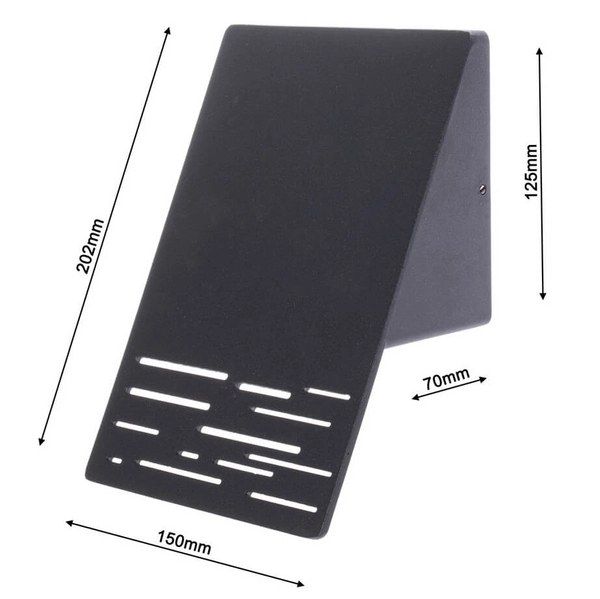 Lampa elewacyjna do ogrodu Line ML099 Milagro LED 10W 4000K IP44 czarny