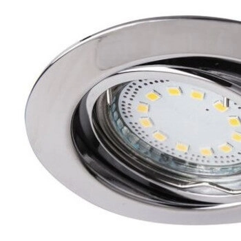 Zestaw 3 sztuki sufitowe oczka LITE 1050 z regulacją IP40 chrom