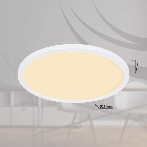 Lampa sufitowa ściemnialna Sapana 41562- 18W LED 18W 3000K biała