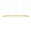 Wisząca lampa złota pierścieniowa LED 32W 3000K barwa ciepła nad stół SLD/000061/3000/G