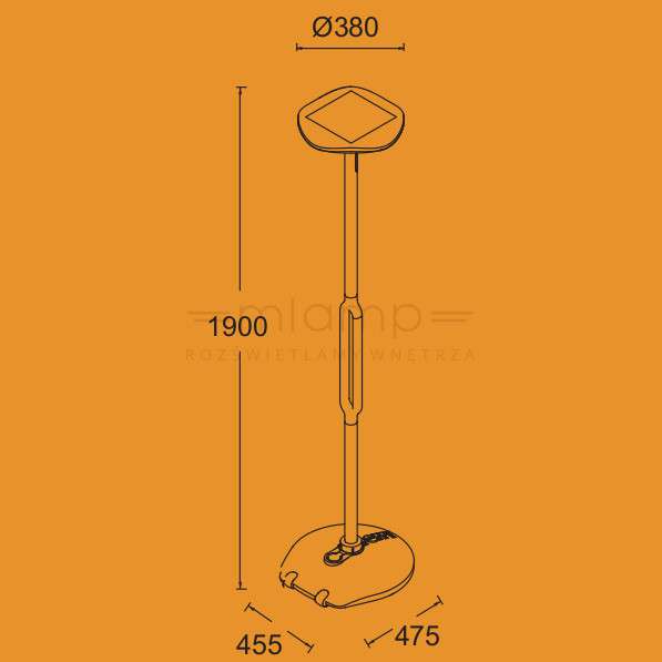 Stojąca LAMPA zewnętrzna POPPY 6910802335 Lutec ogrodowa OPRAWA słupek LED 8W 3000K outdoor IP54 szary zielony