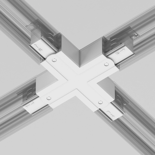 Łącznik-X do systemu szynowego 3-fazowego Trinity TRA005CX-31W Maytoni biały