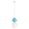 Wisząca lampa nad stół Latera PND-94331-1L-BLU ceramika niebieski