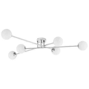 Loftowa LAMPA sufitowa ASTRA 10774603 Kaspa modernistyczna OPRAWA szklane kule balls chrom białe