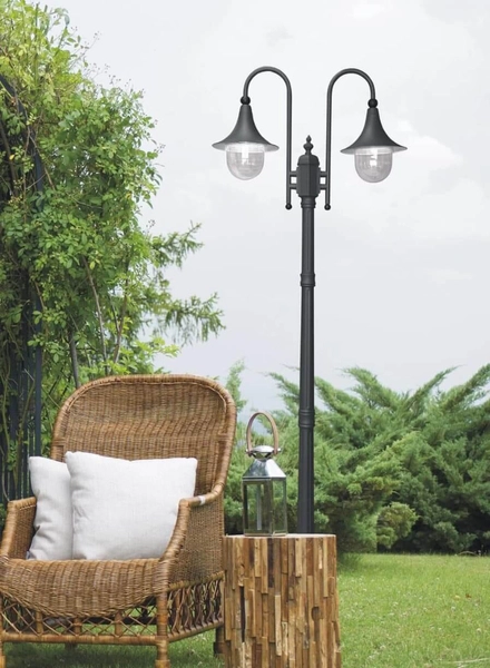 Lampa ogrodowa zewnętrzna Boston K-8132 CZARNY latarnia czarna