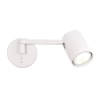 Ścienny kinkiet na wysięgniku Snow LP-731N/1WL WH tubka biała