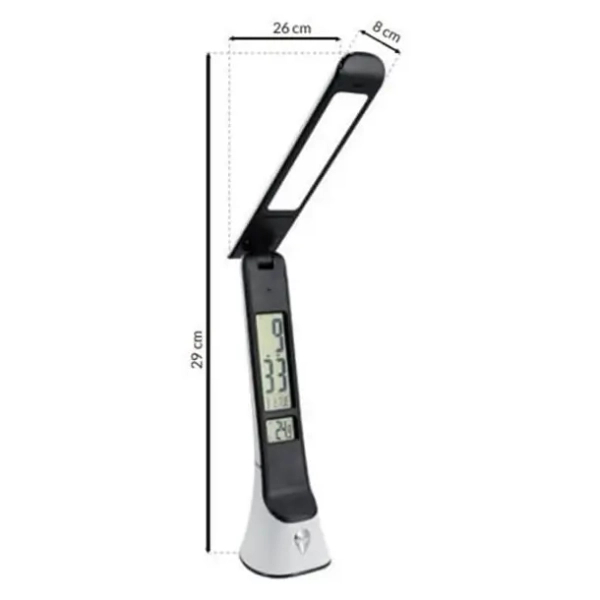 Biurkowa lampa ściemnialna TORI ML6107 LED 5W 3000-6000K biała czarna