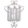 Kinkiet LAMPA ścienna RINALDO WL-33057-1-CH.S Italux glamour OPRAWA metalowa z kryształami crystal srebrna szampańska
