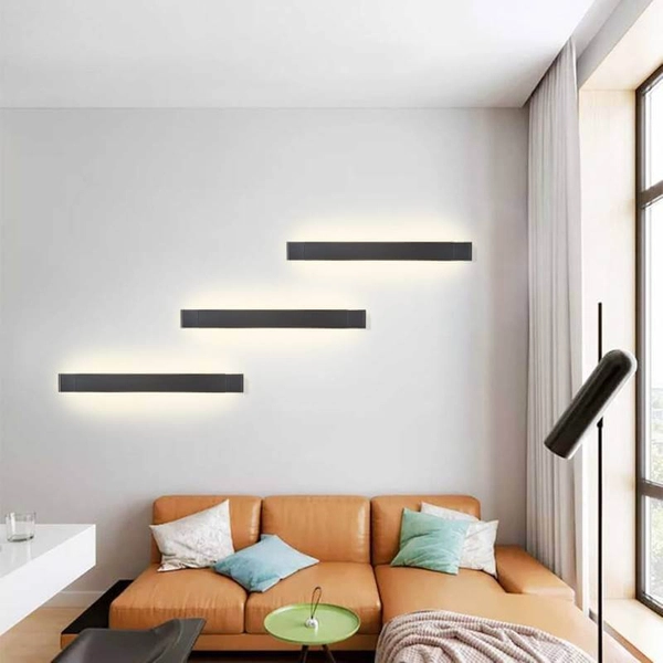 Ścienna lampa prostokąt Linea ABR-ESTO-24W Abruzzo LED 24W 3000K czarny