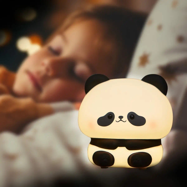 Lampka dekoracyjna z akumulatorem Panda 327529 LED 2W 3000K biała czarna