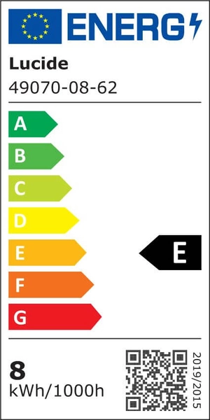 Żarówka bańka LED 49070/08/62 Lucide E27 8W 2700K 800lm bursztynowa