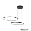 Potrójna lampa wisząca ring Circolo 10867 Nowodvorski LED 45W 4000K czarna