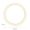 Lampa sufitowa na pilot PURE LINES biała 6309-16 1xLED 30W 2200-5500K ring