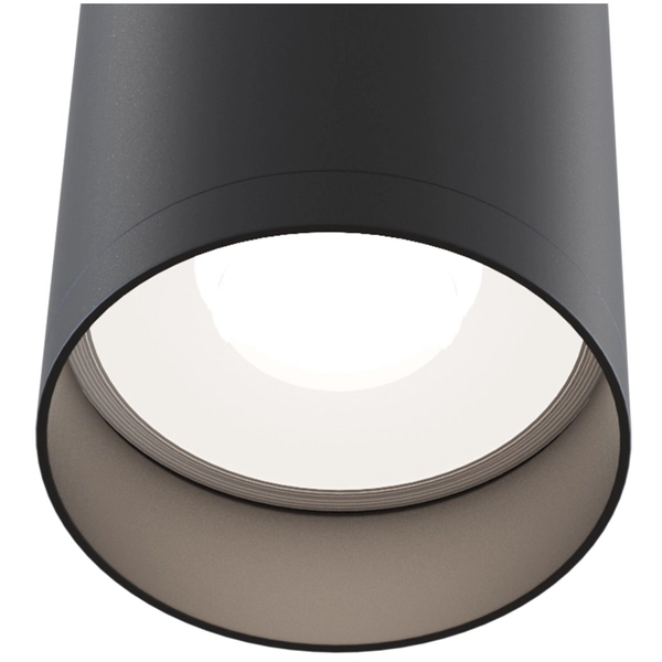 Lampa sufitowa downlight Focus C010CL-01B Maytoni spot tuba czarna