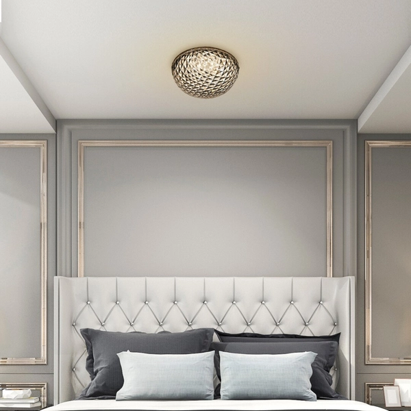 Plafon LAMPA sufitowa JILLIAN 6967 Rabalux okrągła OPRAWA metalowa LED 24W 3000K kopuła glamour barwiona