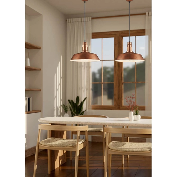 Jadalniana lampa zwisająca Will R30421062 RL Light miedziana