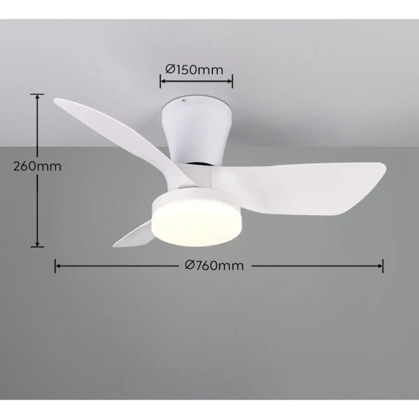 Lampowentylator sufitowy RANDERS R64412131 LED 20W 2700-6000K biały