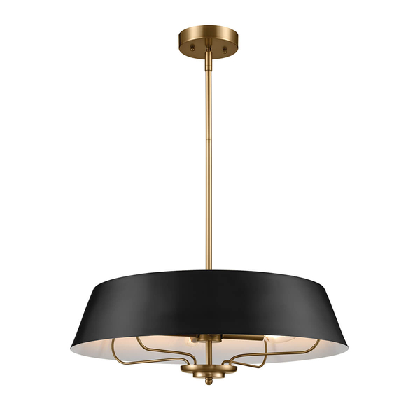 Wisząca lampa nad stół Luella KL-LUELLA-4P-BKB Kichler metalowa czarna