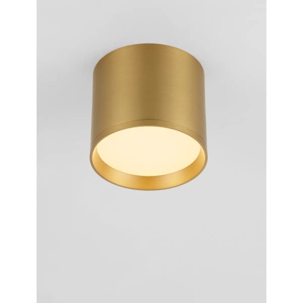 Nowoczesna tubka sufitowa RINVELA LE45503 LED 10W 3000K złota