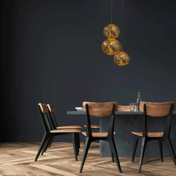 Wisząca lampa Sfero ABR-Z3G-E27 Abruzzo kaskadowa bańki złota