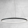 Wisząca lampa biurowa Agari LED 38W 4000K czarny pierścień