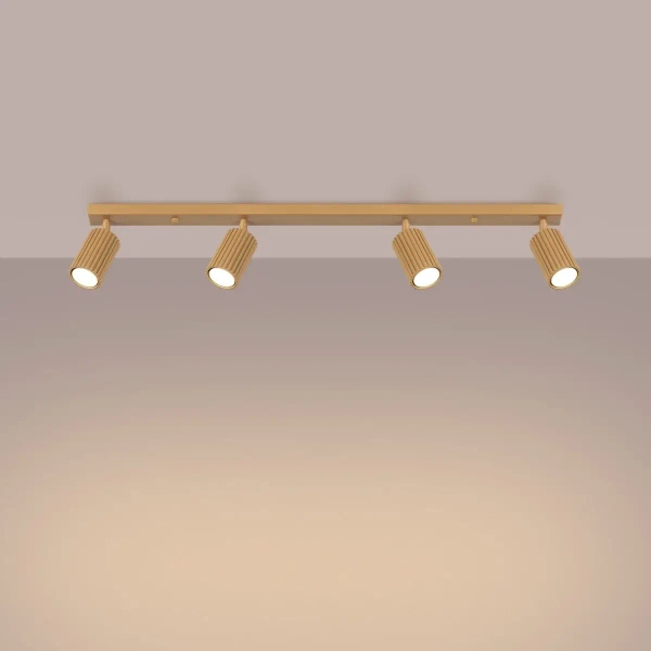 Lampa sufitowa wielopunktowa KARBON SL.1565 regulowana złota