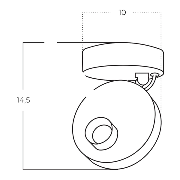 Sufitowa lampa regulowana ISEO AZ5633 Azzardo LED 9W 3000K nad stół czarny