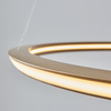 Ledowy ring wiszący L&-1102254 Light& 41W 3000K pierścień złoty