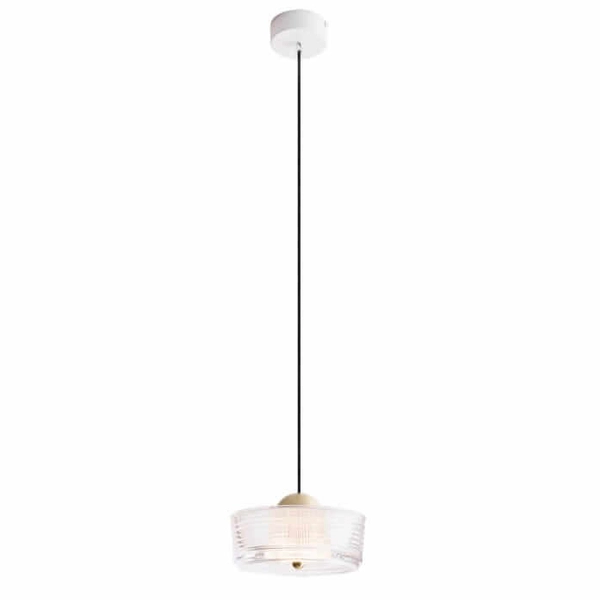 Lampa zwis Lipari P0542 Maxlight LED 6W 3000K walec do sypialni złota