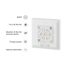 Biały wentylator sterowany pilotem 25329 1x LED 20W 3000-6000K do salonu