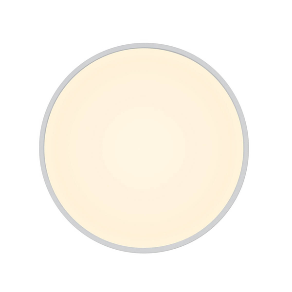 Plafon okrągły do salonu Oja 2015146101 LED 2700-6500K z pilotem biały