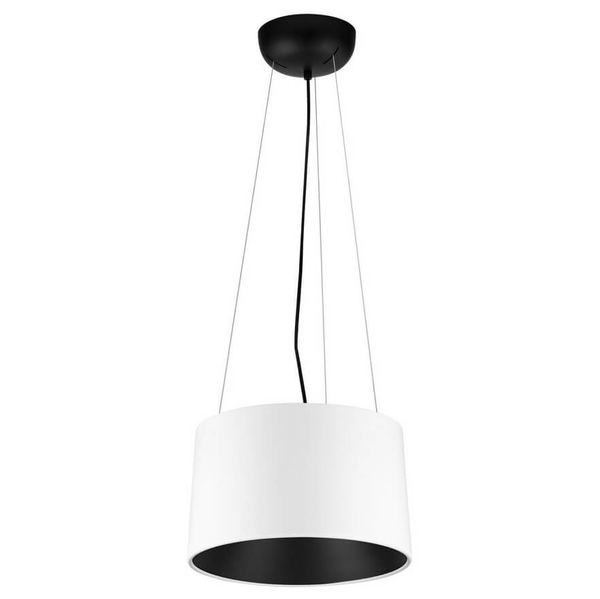 Wisząca lampa do jadalni CAMPANERO LE44807 LED 24W 3000K biała czarna