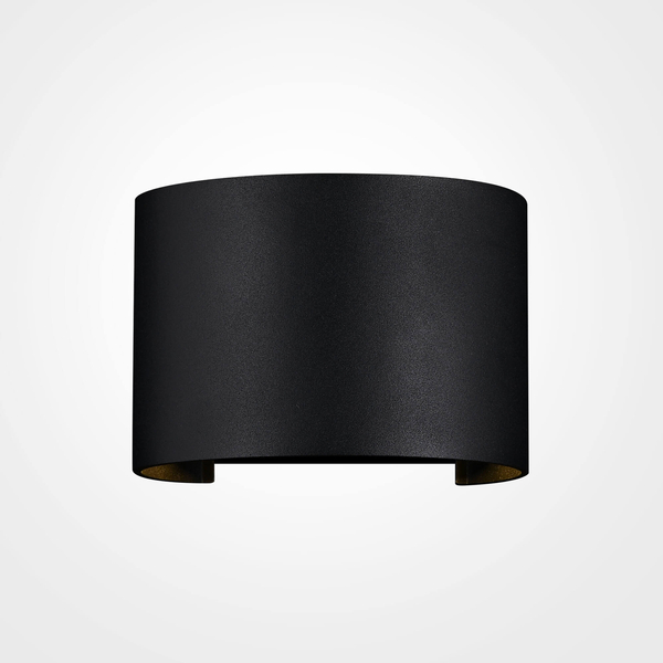 Okrągła lampa na elewację kinkiet Fulton O573WL-L6B LED 6W 3000K czarny