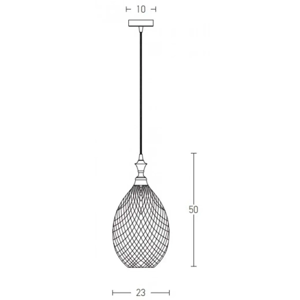 Pojedyncza wisząca lampa 1986 szklana ryflowana regulowana szary