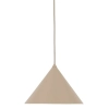 Lampa wisząca nad stół Cono 10620 stożkowy zwis na kablu beżowy